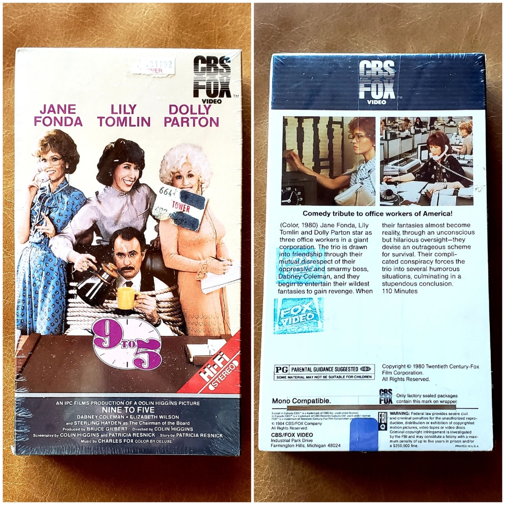9 to 5 VHS Tape with Iconic Cast - NEW/SEALED